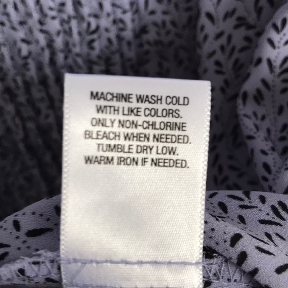 Roz & Ali lilac floral pull-over blouse, 2X - Picture 7 of 7